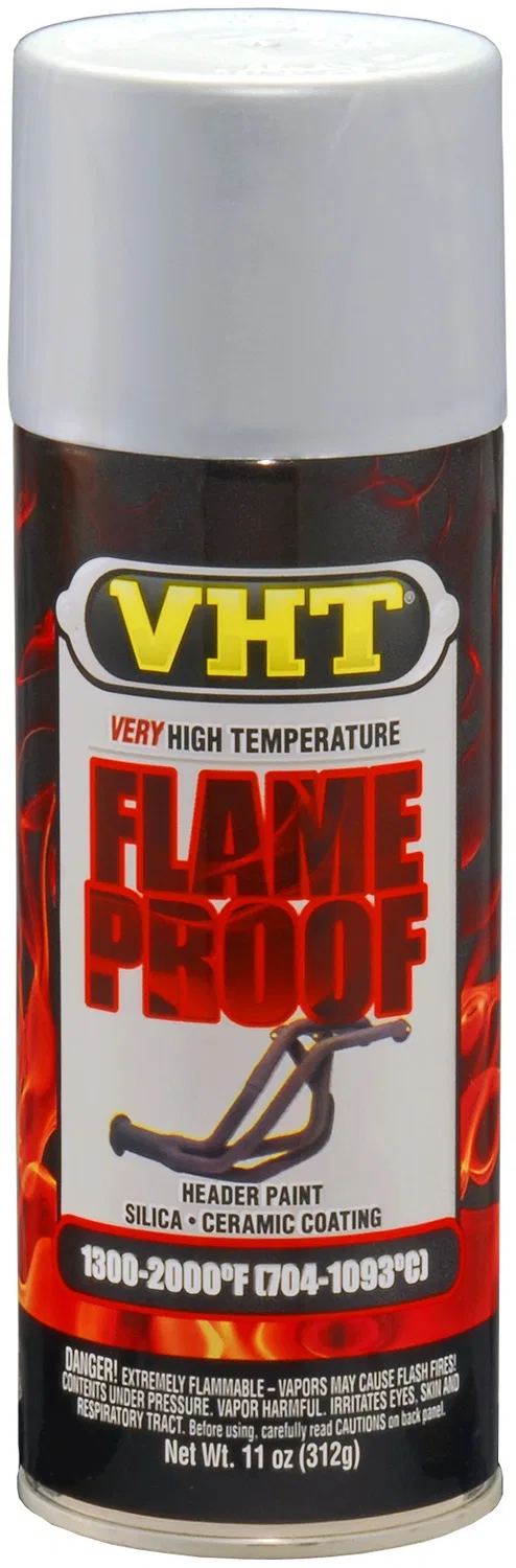 SP117 – VHT Paint, Heat Resistant 1300-2000 Degrees Fahrenheit Flat Aluminum Aerosol Spray Can 11 Ounce